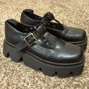 Platform “Goomba” Mary Jane Shoes